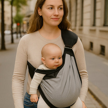 Porte-Bébé en Bandoulière – Confort et Praticité au Quotidien